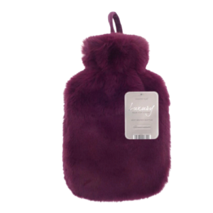 Cosy & Snug Luxury Faux Fur Hot Water Bottle Assorted Colours