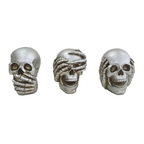 Halloween Skull Ornament Assorted Styles