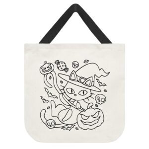 Halloween Colour Me In Bag Kids Activity Assorted Designs