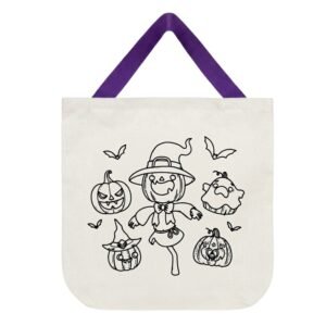 Halloween Colour Me In Bag Kids Activity Assorted Designs