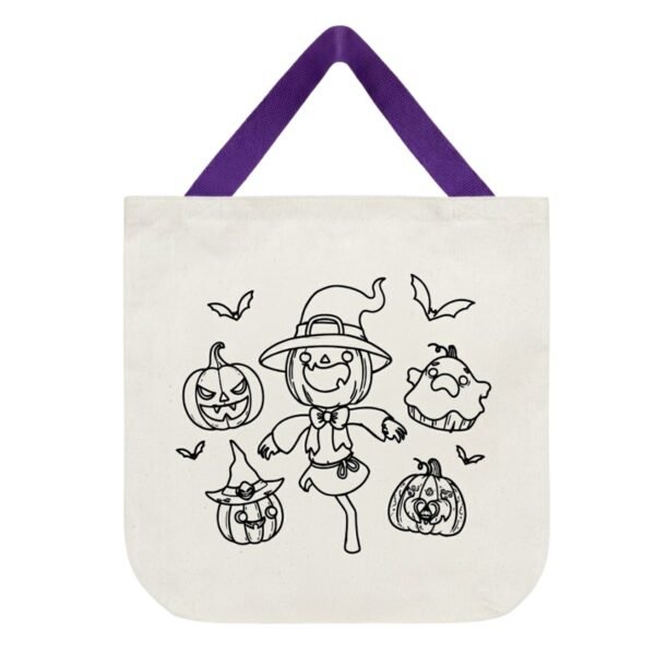 Halloween Colour Me In Bag Kids Activity Assorted Designs