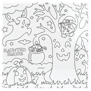 Halloween Colour Your Own Canvas XL Assorted Designs