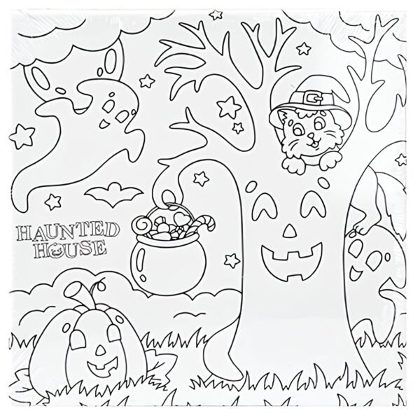 Halloween Colour Your Own Canvas XL Assorted Designs