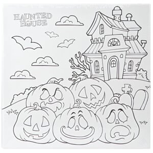 Halloween Colour Your Own Canvas XL Assorted Designs