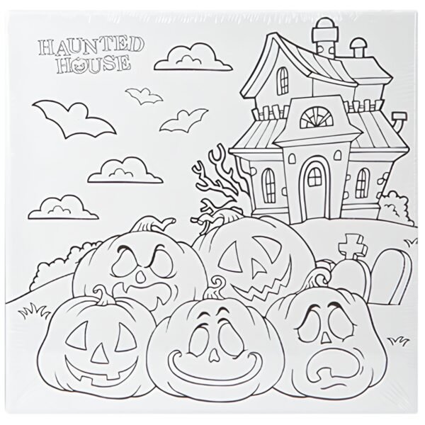 Halloween Colour Your Own Canvas XL Assorted Designs