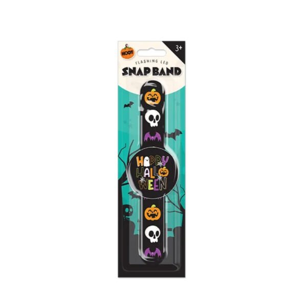Halloween Flashing LED Snap Band Assorted Designs