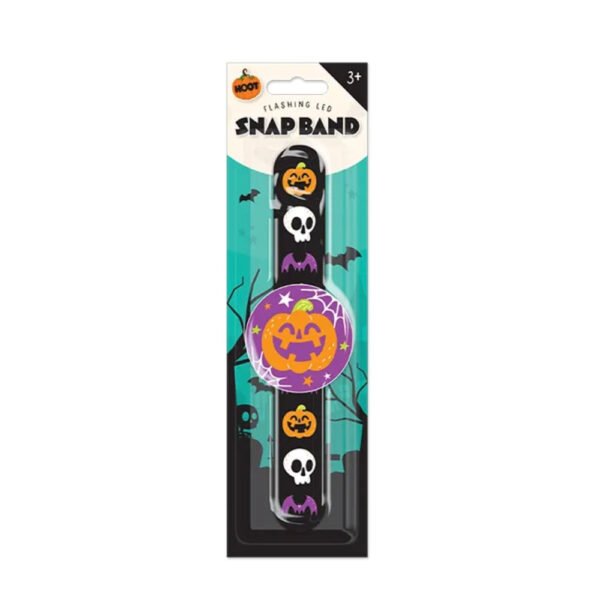 Halloween Flashing LED Snap Band Assorted Designs