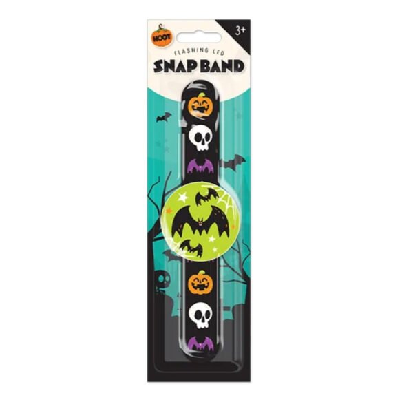 Halloween Flashing LED Snap Band Assorted Designs