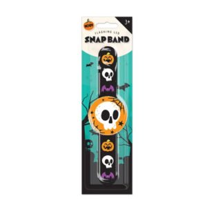 Halloween Flashing LED Snap Band Assorted Designs