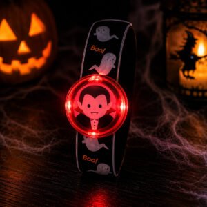 Halloween LED Flashing Snap Band Assorted Designs
