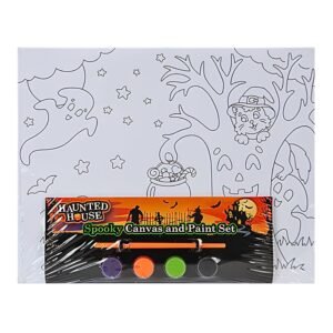 Halloween Paint Your Own Canvas Board Art Large Assorted Designs