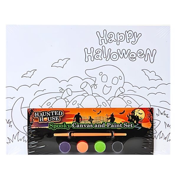 Halloween Paint Your Own Canvas Board Art Large Assorted Designs