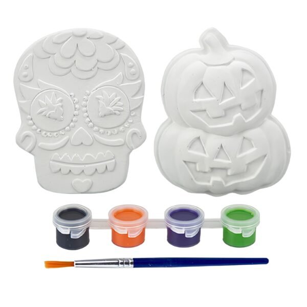 Halloween Paint Your Own Decoration 2 Pack Kit Assorted Designs
