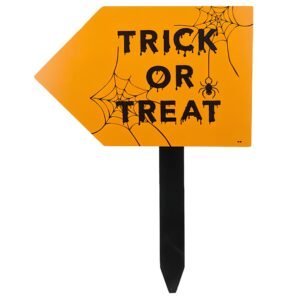 Halloween Wooden Stake Signs Assorted Designs