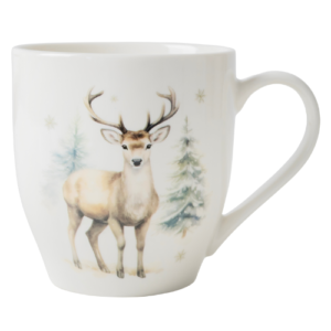 Reindeer Ceramic Hugga Mug 500ml