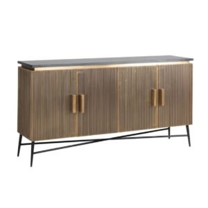 Brass Plated Colosseum Sideboard