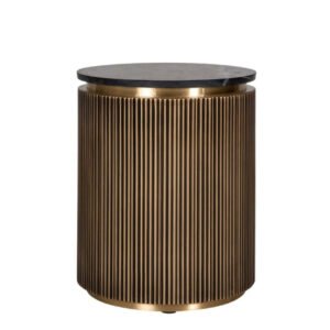 Brass Plated Colosseum Side Table
