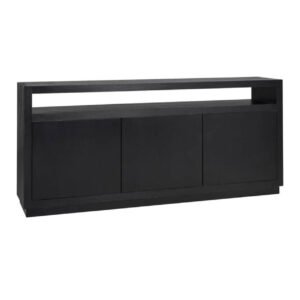 Black Oak Veneer Sideboard