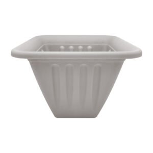 Square Ribbed Planter Assorted Colours