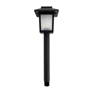 Black Tudor Solar Stake Light 28cm