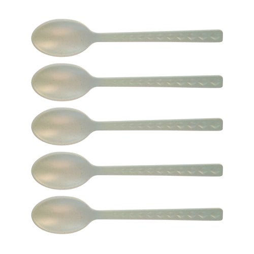 Bamboo Melamine Trendy Tableware 5 Piece Teaspoon Set