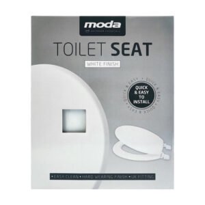 Moda White Toilet Seat
