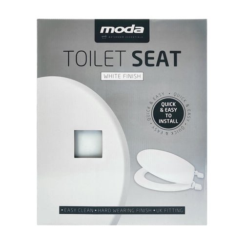 Moda White Toilet Seat