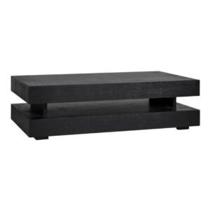 Black Oak Veneer Coffee Table