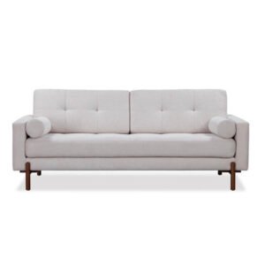 Neutral Textured Fabric Sofa