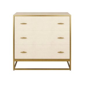 Ivory Shagreen Chest Of Drawers