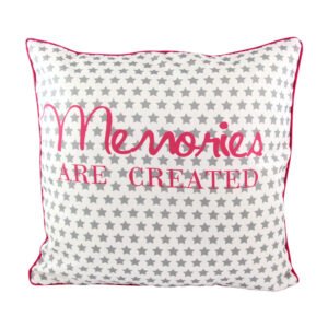 Memories Are Created Quote Cushion
