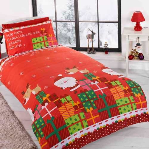 Christmas Kids Single Duvet Cover Set Assorted Designs