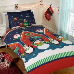Christmas Kids Single Duvet Cover Set Assorted Designs