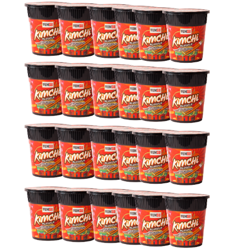 Yumsu Cup Noodles Kimchi Flavour 60g Assorted