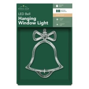 LED Battery Operated Christmas Window Hanger