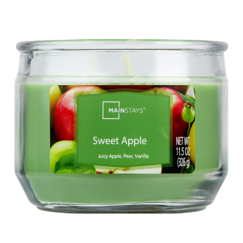 Mainstays Sweet Apple Scented Candle 11.5oz 326g