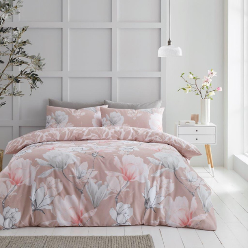 Magnolia Dream Printed Duvet Cover Set Assorted Colours Size