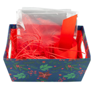 Traditional Print Fill Your Own Christmas Hamper Assorted Design