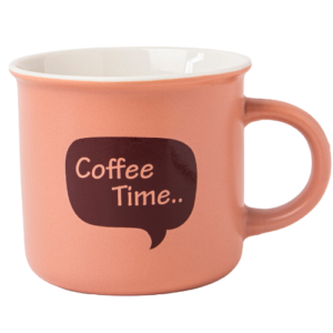New Bone China Decal Coffee Quote Ceramic Mug 390ml Assorted Designs