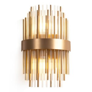 Brushed Antique Brass Wall Lamp