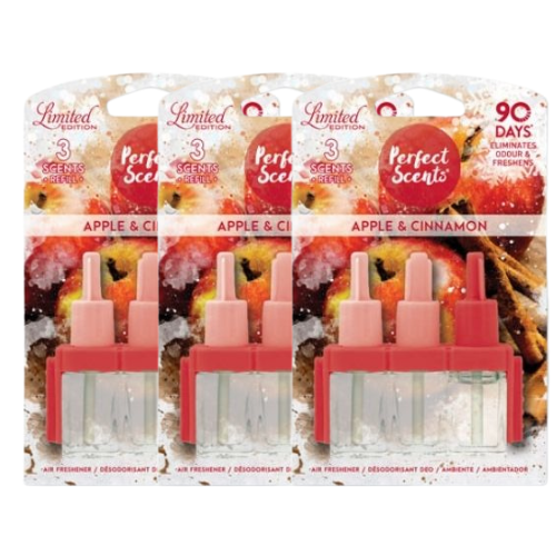 Perfect Scents Apple and Cinnamon Refill Air Freshener 20ml Assorted Packs