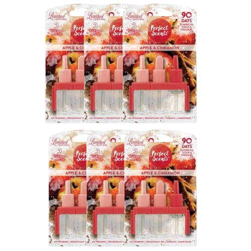 Perfect Scents Apple and Cinnamon Refill Air Freshener 20ml Assorted Packs