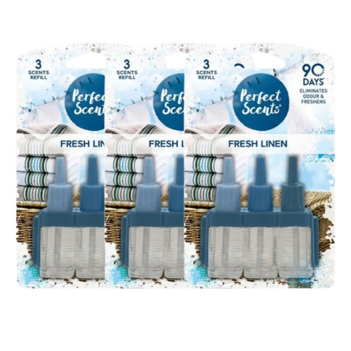 Perfect Scents Fresh Linen Refill Air Freshener 20ml Assorted Packs