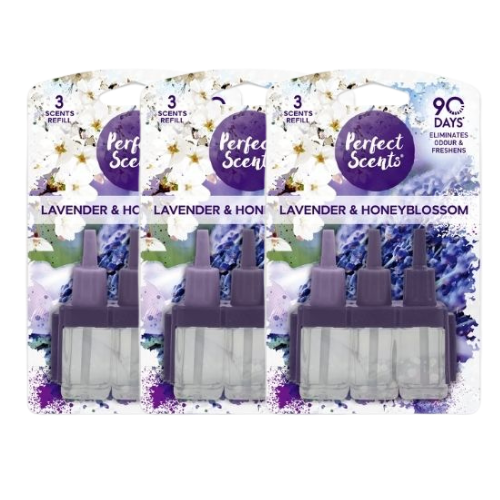 Perfect Scents Lavender and Honey Blossom Refill Air Freshener 20ml Assorted Packs