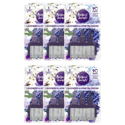 Perfect Scents Lavender and Honey Blossom Refill Air Freshener 20ml Assorted Packs
