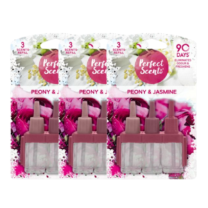 Perfect Scents Peony & Jasmine Air Freshener Refill 3 Pk 20ml Assorted Packs