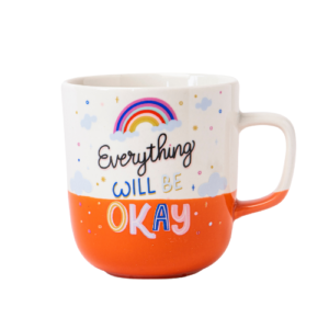 Positive Vibes Ceramic Mug 370ml Assorted Designs