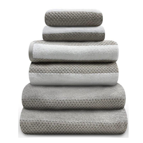 Royal Stripe Towel Collection — Bath Sheet — Natural