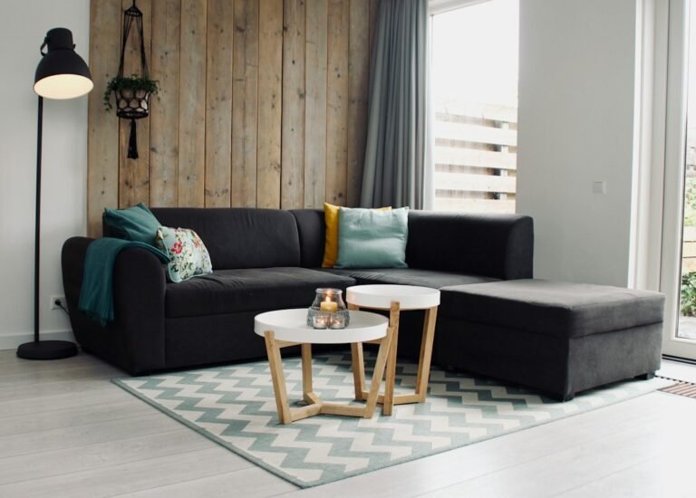 Sofa in a furnished living room for HODEALS UK sofa delivery guide