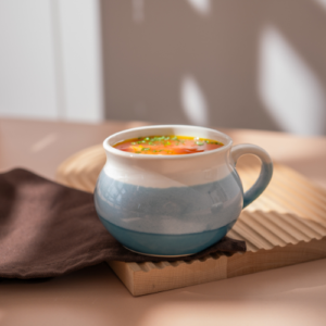 Blue and White Soup Mug
